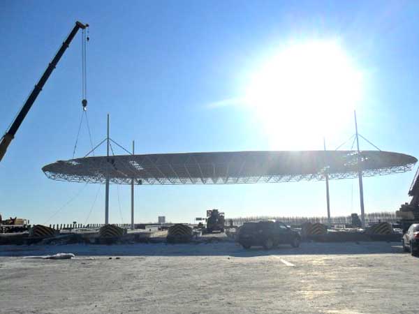 资阳加油站网架案例